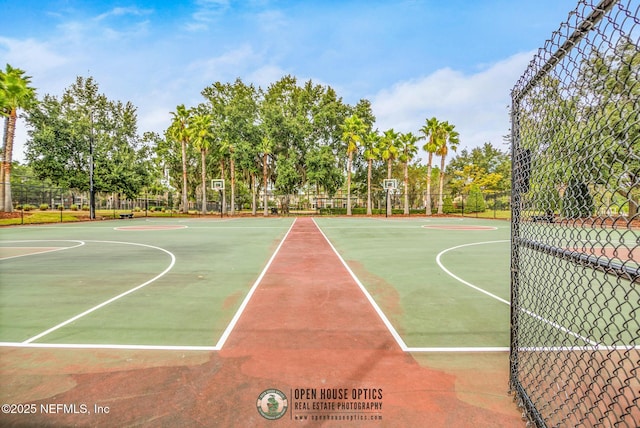 3925 Leatherwood Dr, Orange Park, FL 32065 - view of sport court with fence and community basketball court