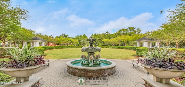 3925 Leatherwood Dr, Orange Park, FL 32065 - view of community featuring a gazebo and a lawn
