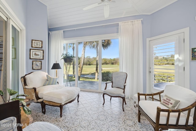22 Walkers Ridge Dr, Ponte Vedra Beach, FL 32082 - sunroom with view of golf course and healthy amount of natural light