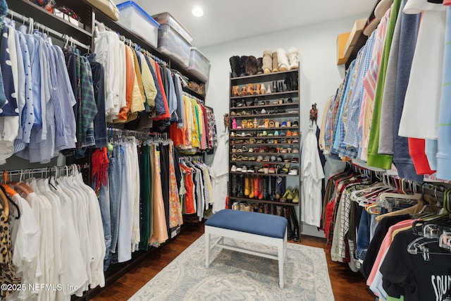 22 Walkers Ridge Dr, Ponte Vedra Beach, FL 32082 - spacious closet featuring wood finished floors