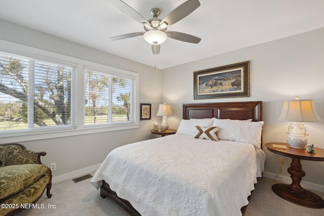 22 Walkers Ridge Dr, Ponte Vedra Beach, FL 32082 - bedroom with carpet and ceiling fan