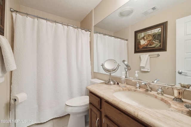 22 Walkers Ridge Dr, Ponte Vedra Beach, FL 32082 - bathroom with vanity, tile patterned flooring, and a shower with shower curtain