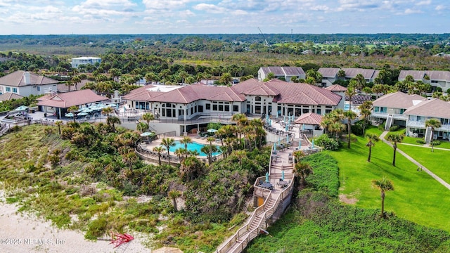 22 Walkers Ridge Dr, Ponte Vedra Beach, FL 32082 - aerial view of residential area featuring a pool area