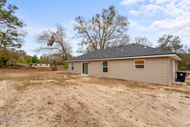 view of rear view of property