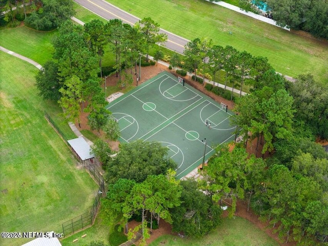 view of sport court featuring community basketball court