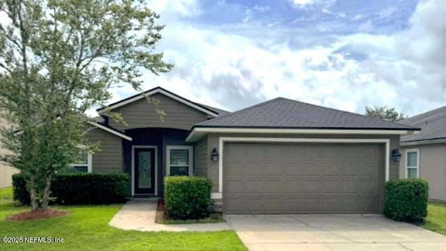 505 S Aberdeenshire Dr, Saint Johns, FL 32259 - ranch-style home featuring a garage, concrete driveway, and a front yard