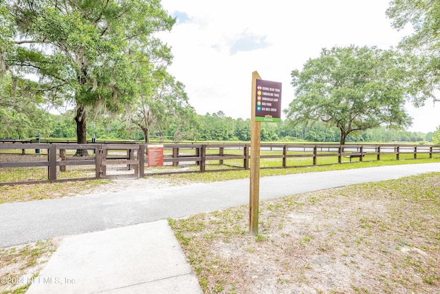 exterior space with fence