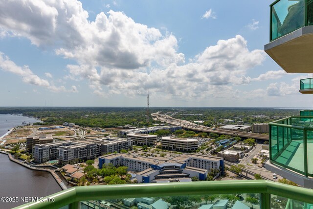 1431 Riverplace Blvd Unit 2606, Jacksonville, FL 32207 - aerial view with a water view and a view of city