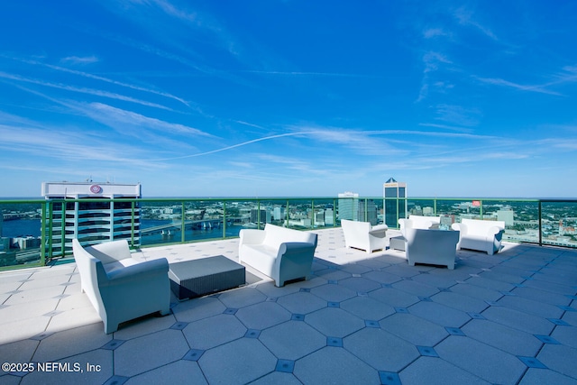 1431 Riverplace Blvd Unit 2606, Jacksonville, FL 32207 - view of patio / terrace with a water view
