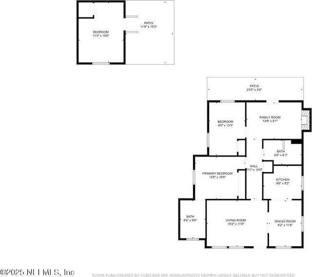 1282 Macarthur St, Jacksonville, FL 32205 - floor plan