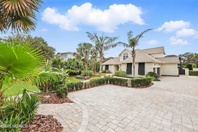 view of front of property with stucco siding