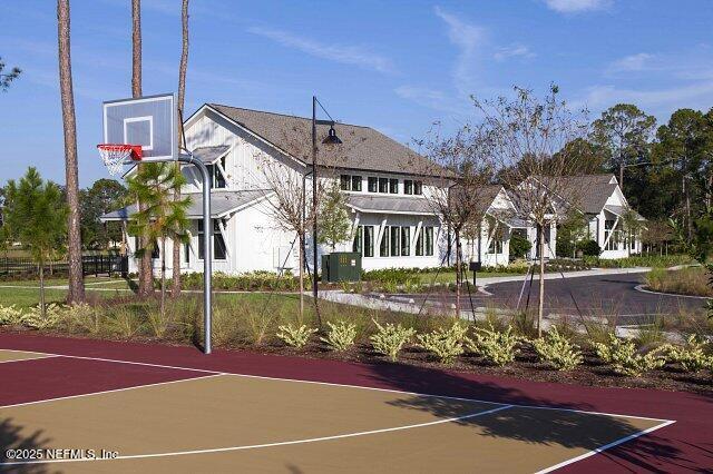 view of basketball court featuring community basketball court