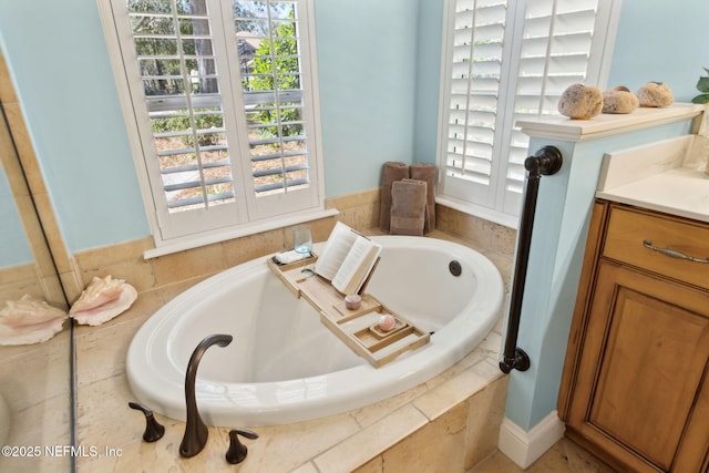 861998 N Hampton Club Way, Fernandina Beach, FL 32034 - bathroom with vanity and a bath
