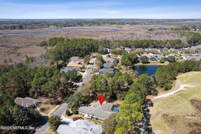 861998 N Hampton Club Way, Fernandina Beach, FL 32034 - drone / aerial view featuring a water view