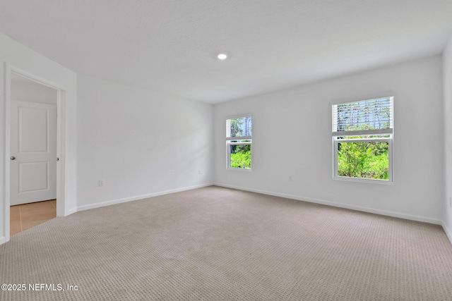 251 Pinzon Pl, Saint Augustine, FL 32095 - carpeted spare room featuring baseboards and recessed lighting