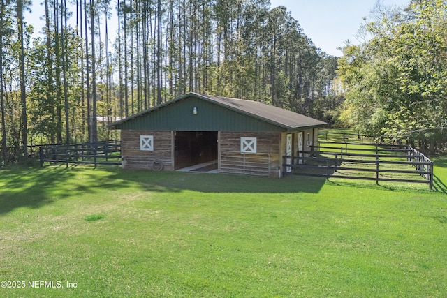 view of outdoor structure featuring an exterior structure and an outdoor structure