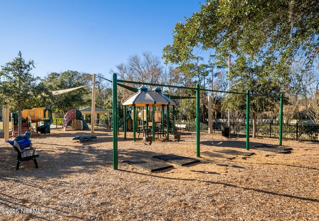 view of communal playground