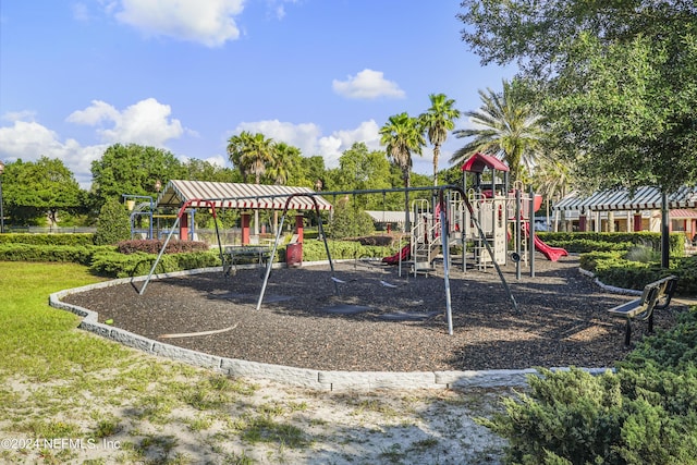 view of communal playground