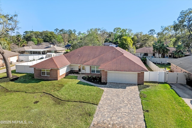 aerial view featuring a residential view