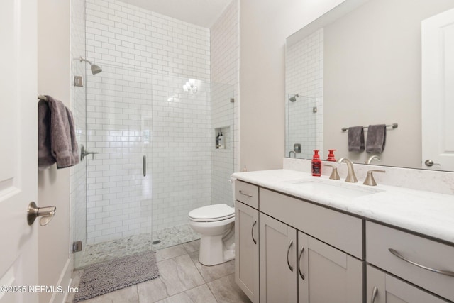 83 Village Grande Dr, Ponte Vedra, FL 32081 - bathroom with a stall shower, toilet, and vanity