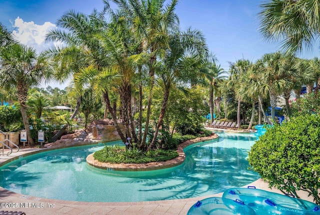 83 Village Grande Dr, Ponte Vedra, FL 32081 - view of pool with a jacuzzi