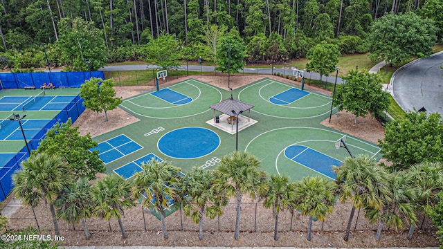 83 Village Grande Dr, Ponte Vedra, FL 32081 - view of sport court featuring community basketball court and fence