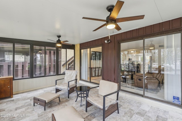 5400 La Moya Ave Unit 16, Jacksonville, FL 32210 - interior space featuring ceiling fan