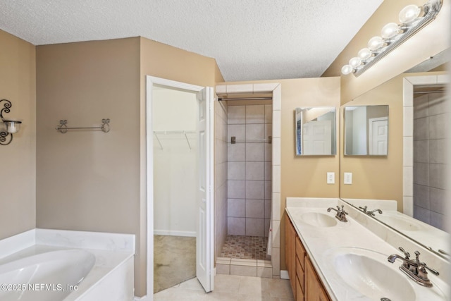 2721 Ridge Haven Dr, Green Cove Springs, FL 32043 - bathroom with a sink and a textured ceiling