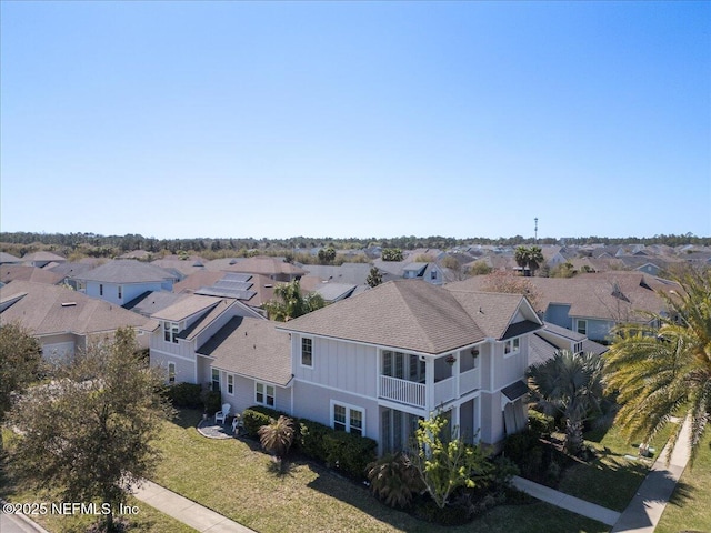 birds eye view of property featuring a residential view