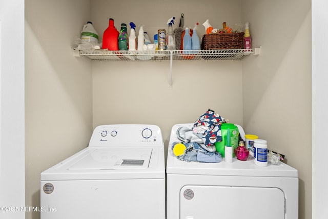 7540 Scarlet Ibis Ln, Jacksonville, FL 32256 - washroom featuring laundry area and washer and clothes dryer