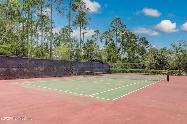 view of sport court with community basketball court and fence