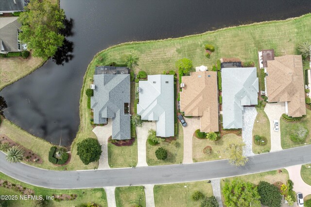 523 Lakeway Dr, Saint Augustine, FL 32080 - birds eye view of property featuring a water view