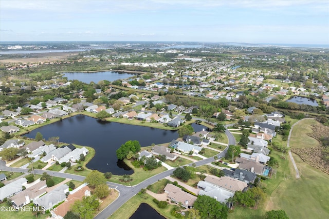 523 Lakeway Dr, Saint Augustine, FL 32080 - bird's eye view with a residential view and a water view