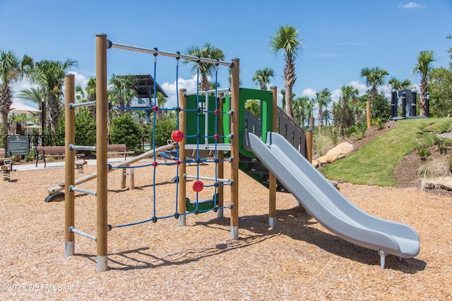 view of communal playground