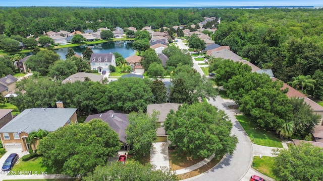 1601 Majestic View Ln, Fleming Island, FL 32003 - aerial perspective of suburban area featuring a heavily wooded area and a large body of water