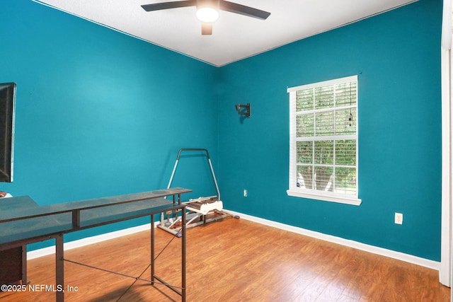 1601 Majestic View Ln, Fleming Island, FL 32003 - bedroom with wood finished floors and baseboards