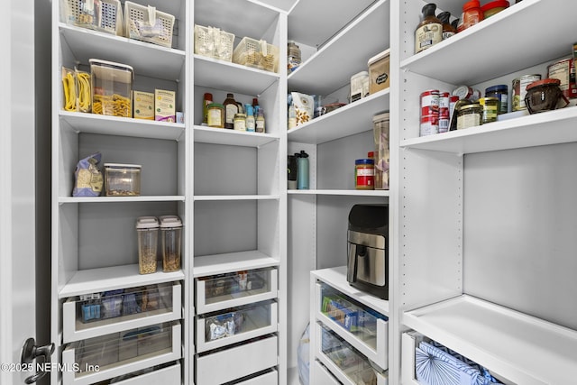 view of pantry