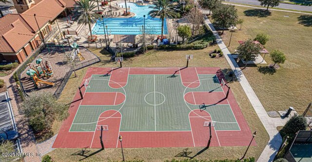 1637 Fenton Ave, Saint Johns, FL 32259 - view of basketball court with community basketball court