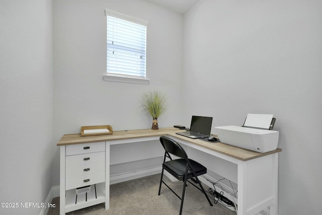 163 Medio Dr, Saint Augustine, FL 32095 - home office with carpet flooring and baseboards