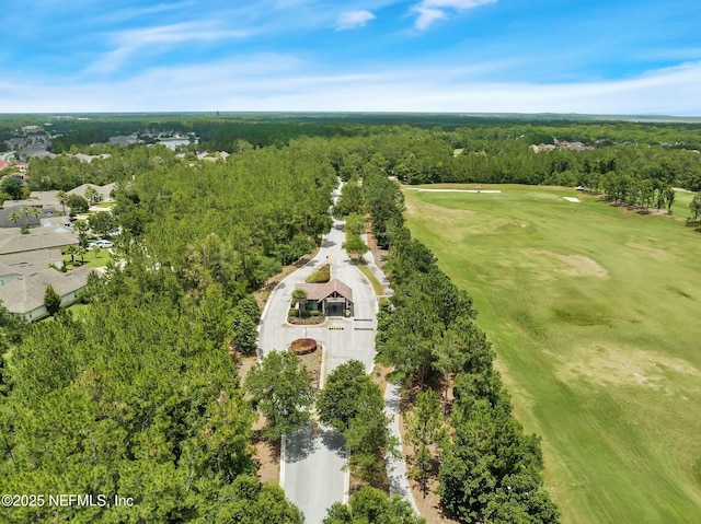 163 Medio Dr, Saint Augustine, FL 32095 - bird's eye view with view of golf course and a forest view