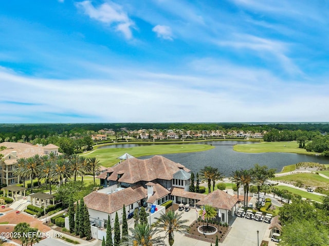 163 Medio Dr, Saint Augustine, FL 32095 - aerial view featuring a water view and view of golf course