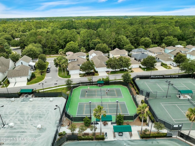 163 Medio Dr, Saint Augustine, FL 32095 - bird's eye view with a residential view and a forest view