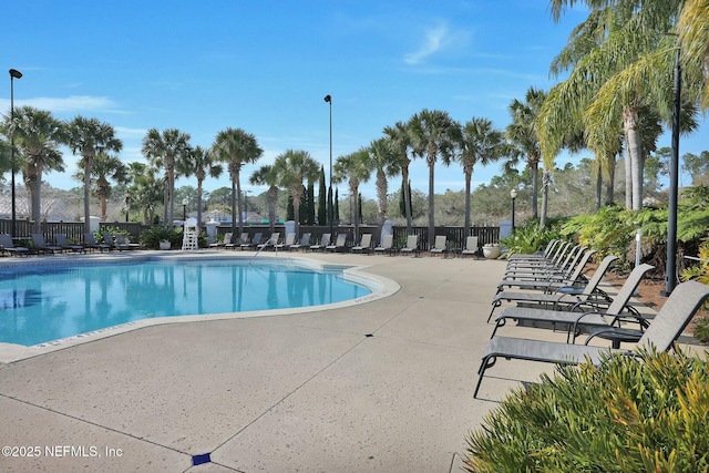 163 Medio Dr, Saint Augustine, FL 32095 - pool with a patio area and fence