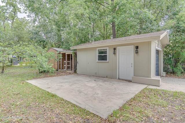 4059 College St, Jacksonville, FL 32205 - view of outbuilding featuring an outdoor structure