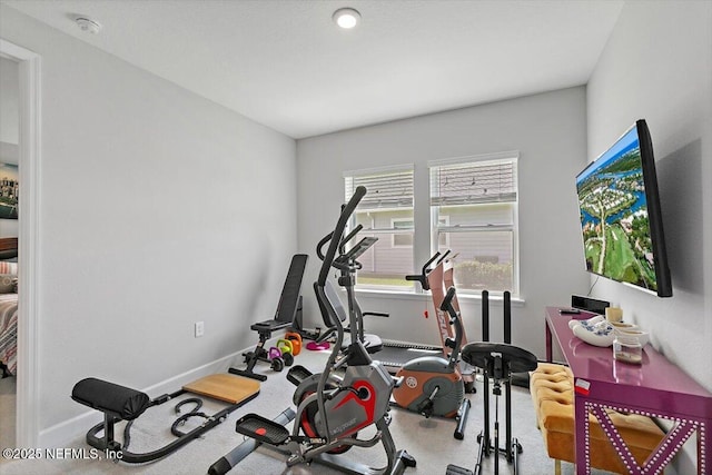 116 Clarendon Rd, Saint Johns, FL 32259 - workout room featuring baseboards