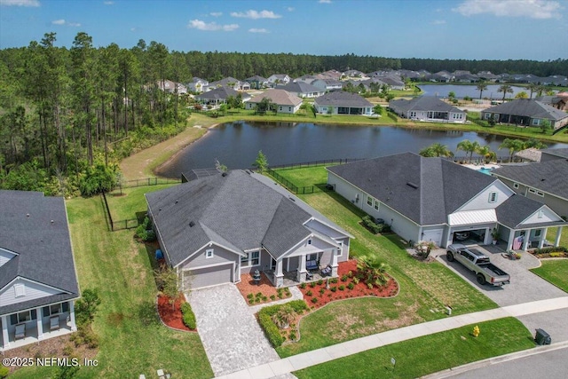 116 Clarendon Rd, Saint Johns, FL 32259 - birds eye view of property with a residential view and a water view