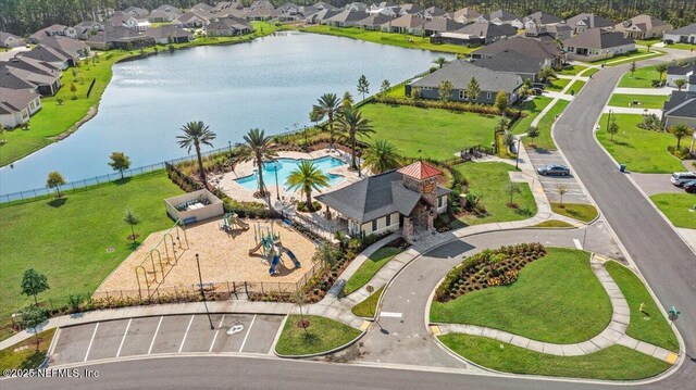 116 Clarendon Rd, Saint Johns, FL 32259 - drone / aerial view featuring a residential view and a water view