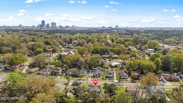 bird's eye view featuring a residential view