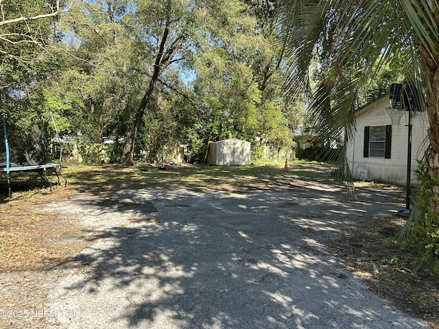 view of street with driveway