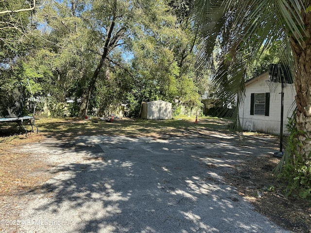 view of street with driveway